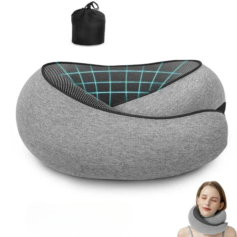 Portable Memory Foam U-Shape Travel Neck Pillow
