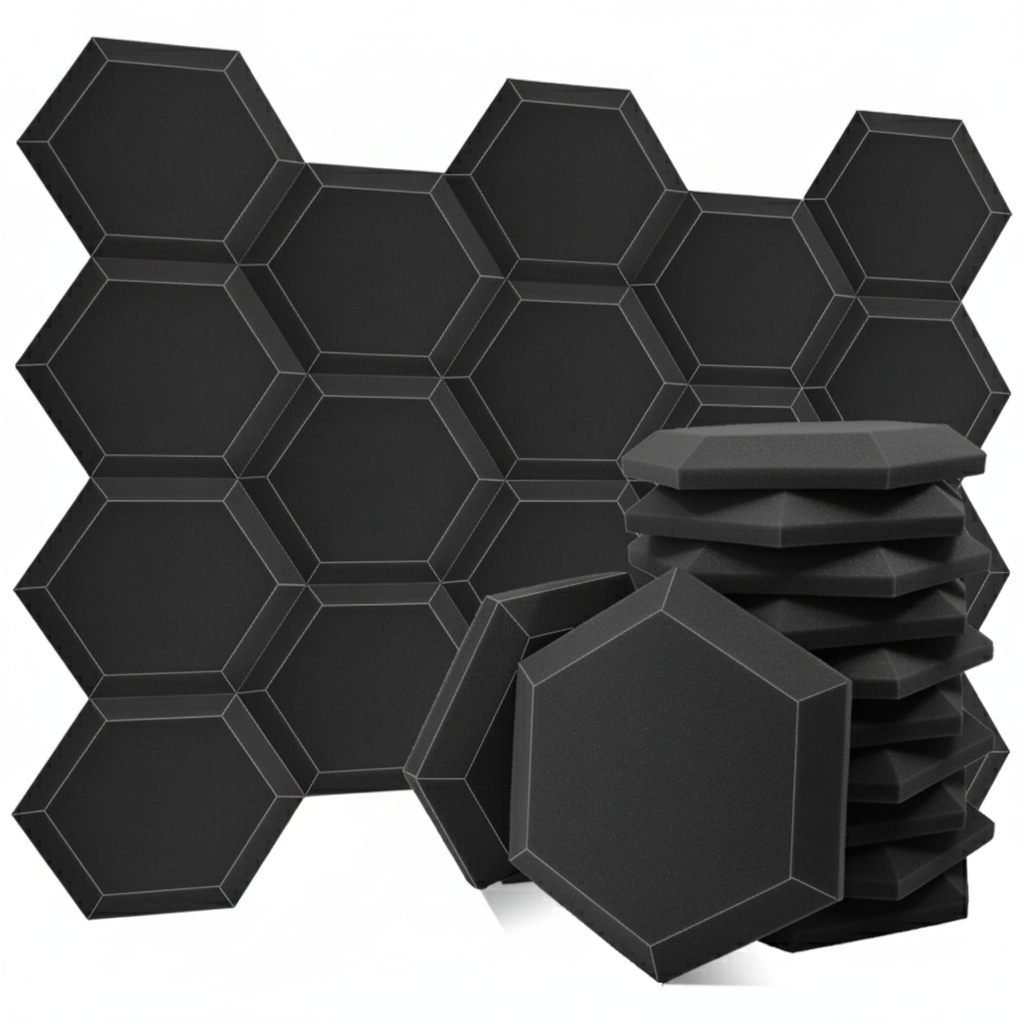 Hexagon Acoustic Foam Panels for Soundproofing