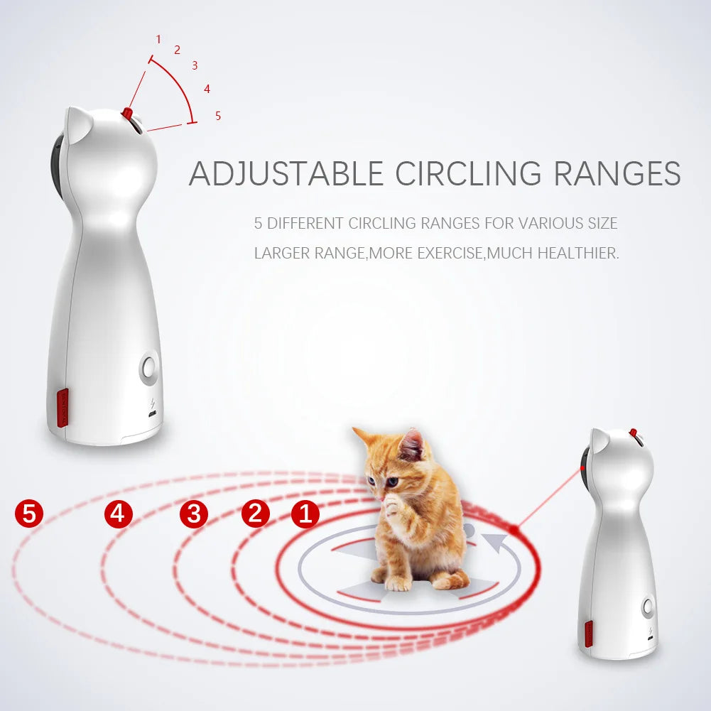 Automatic Cat Laser Toy with USB Charging