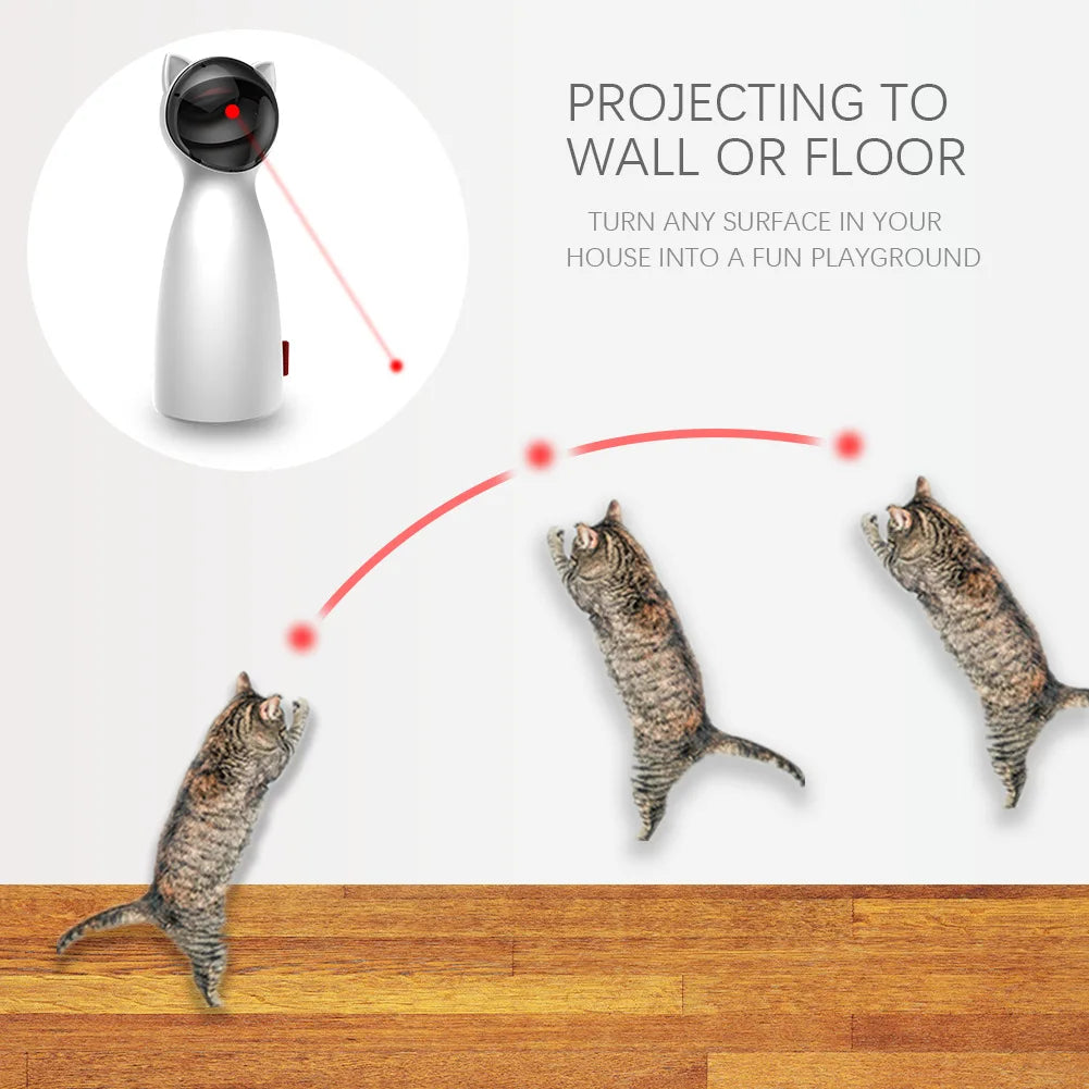 Automatic Cat Laser Toy with USB Charging