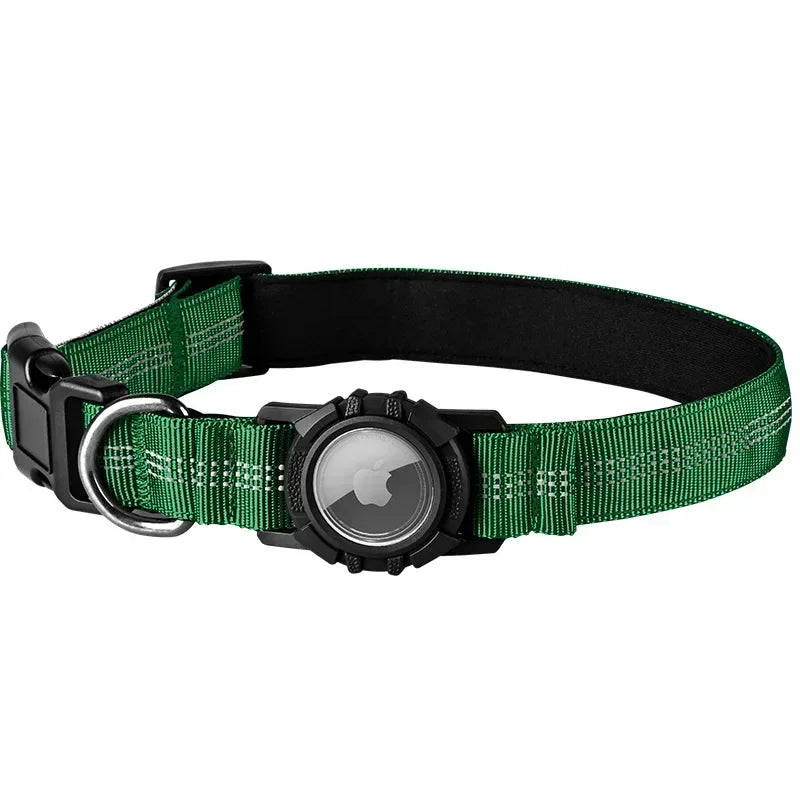 Reflective Waterproof Dog Collar with Tag Holder