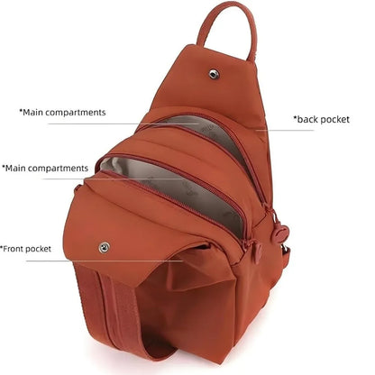 Multi-Purpose Oxford Fabric Backpack for Travel & Daily Use