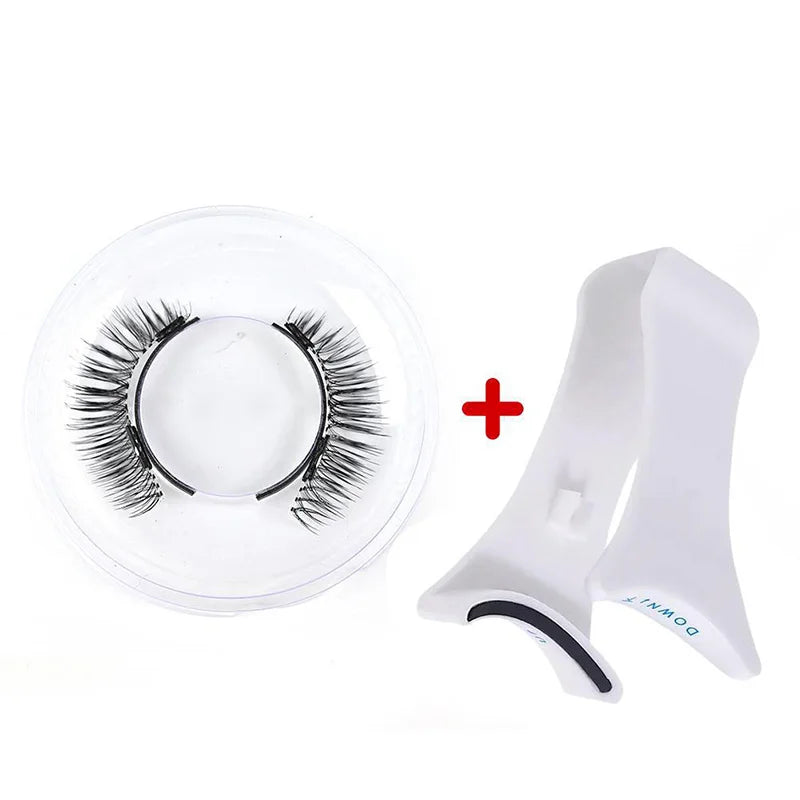 Lightweight 3D Magnetic False Lashes with Applicator