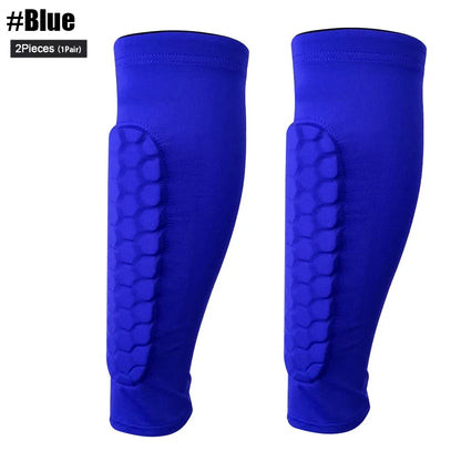 Elite Nylon Soccer Shin Guard Support Pair