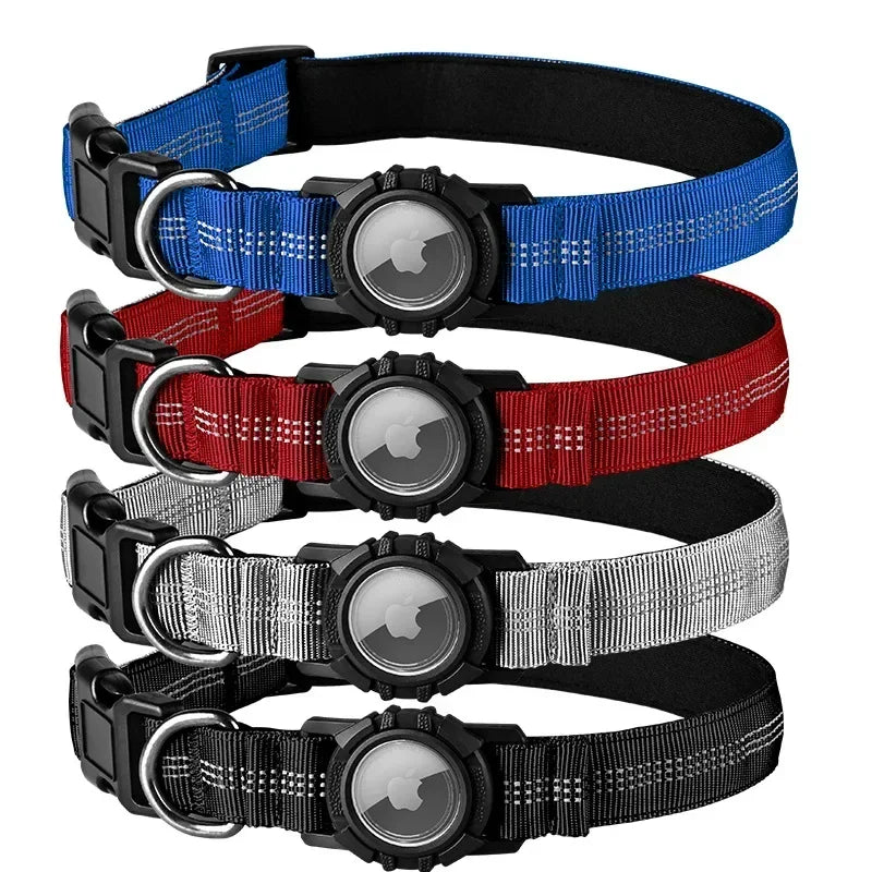 Reflective Waterproof Dog Collar with Tag Holder