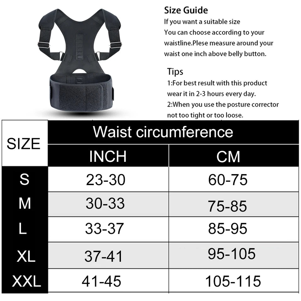 Orthopaedic Shoulder & Spine Posture Corrector Brace