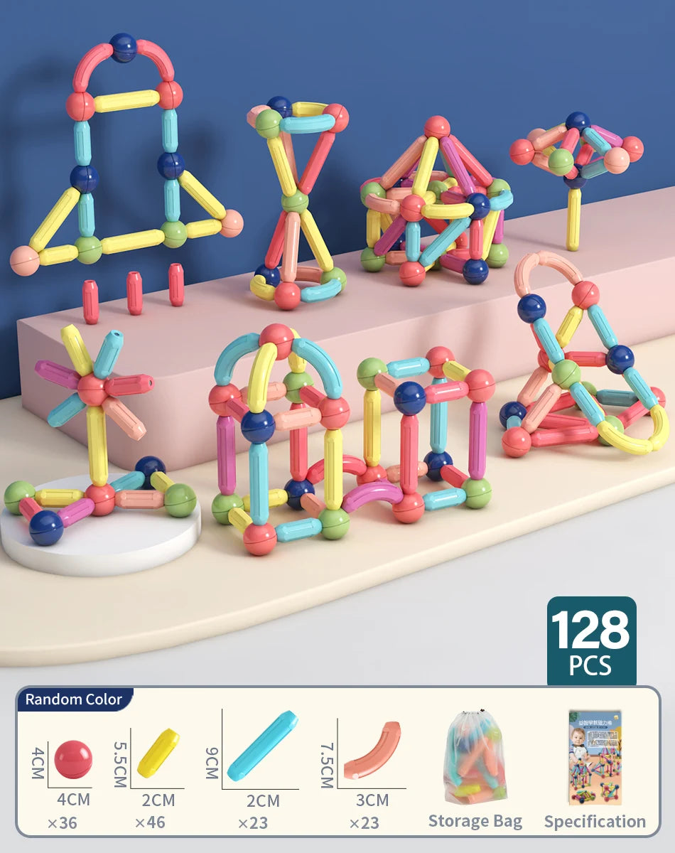 Creative Magnetic Building Toy Set for Early Learning