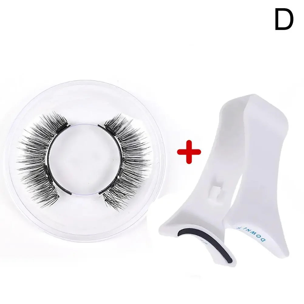 Lightweight 3D Magnetic False Lashes with Applicator