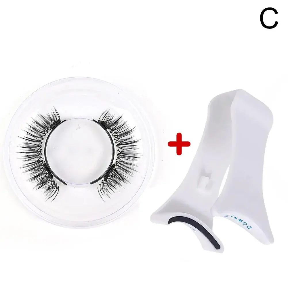 Lightweight 3D Magnetic False Lashes with Applicator