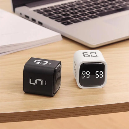 Gravity Cube Timer with LED Display and Preset Times