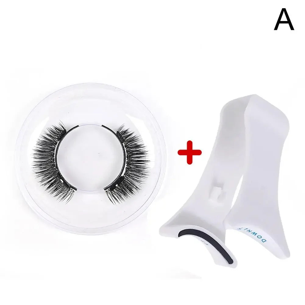 Lightweight 3D Magnetic False Lashes with Applicator