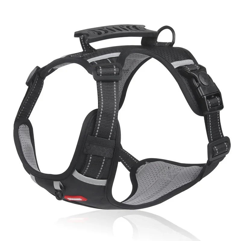 Soft Padded Pet Harness with Anti-Pull Handle