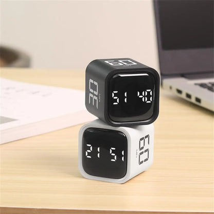 Gravity Cube Timer with LED Display and Preset Times