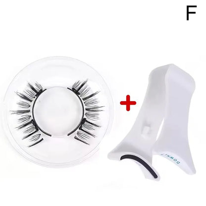 Lightweight 3D Magnetic False Lashes with Applicator