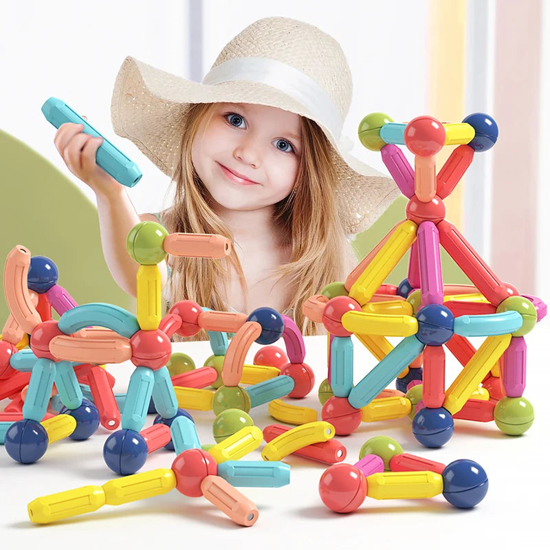 Creative Magnetic Building Toy Set for Early Learning