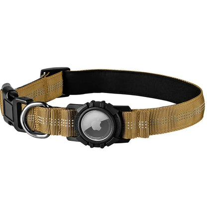 Reflective Waterproof Dog Collar with Tag Holder