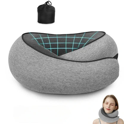 Portable Memory Foam U-Shape Travel Neck Pillow