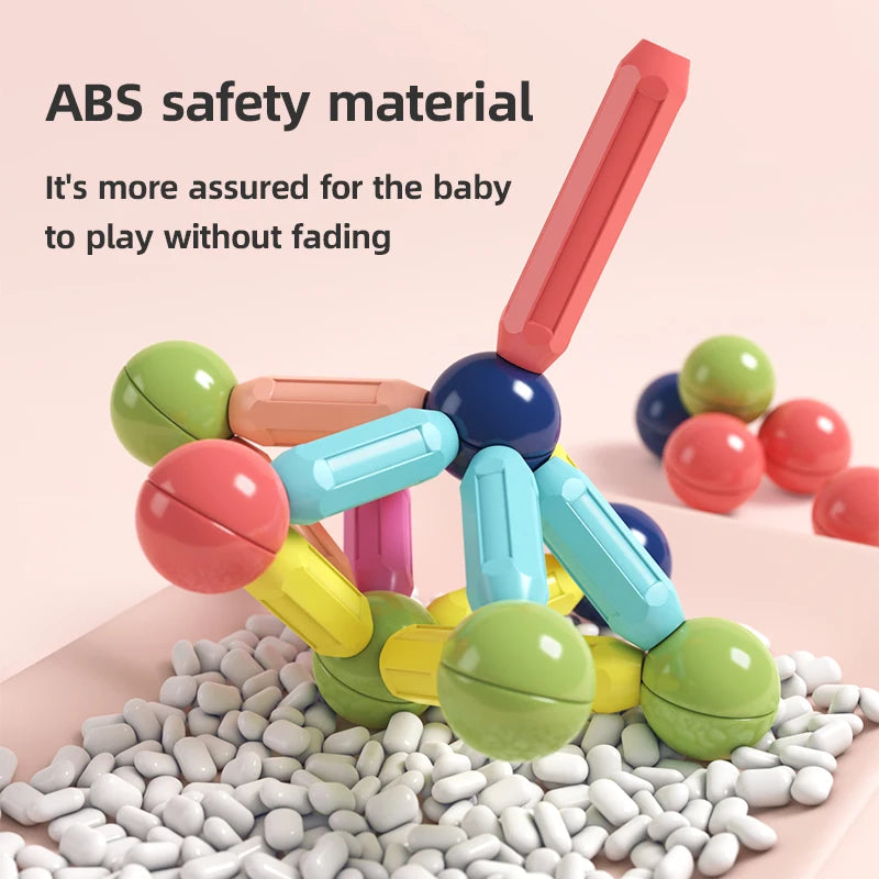 Creative Magnetic Building Toy Set for Early Learning